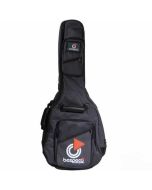 Bespeco BAG110AG acoustic guitar gig bag reinforced nylon 15mm padding front view