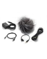 Zoom APH-4nPro accessory pack for H4n Pro recorder including windscreen splitter cable attenuator USB cable and AC adapter for field recording