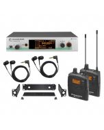 Sennheiser EW 300-2 IEM G3-A-X Wireless Stereo Audio Monitoring System