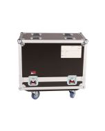 Gator G-Tour SPKR-212 dual 12 inch speaker transport case plywood construction EVA foam divider wheels and reinforced latches for touring audio systems