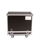 Gator G-Tour SPKR-215 tour style transporter case for two 15 inch speakers plywood construction EVA foam divider wheels and heavy duty latches