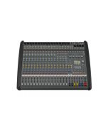 Dynacord PowerMate 1600-3 12+4 channel powered mixing console professional front view