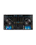 Pioneer DDJ-RX 4-channel DJ controller with large jog wheels, performance pads, mixer section, FX controls, and rekordbox DJ integration for club-style mixing.
