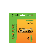 Markbass Groove Series nickel plated steel 4-string bass guitar strings set 040-060-080-100 long scale