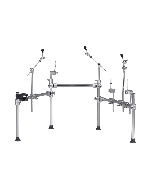 Roland MDS-Stage Drum Stand – Professional Electronic Drum Rack Stand