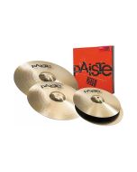 PAISTE 201 Bronze Universal Cymbal Set – 14″ Hi-Hat / 16″ Crash / 20″ Ride (000015USET)