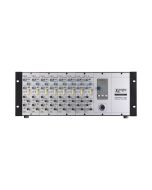 Solid State Logic X-Rack loaded with 8 dynamics modules compressor and gate system for professional studio rack processing