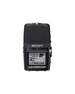 Zoom H2n portable handy recorder with 5 built-in microphones for XY MS stereo and 4-channel field recording music interviews video audio