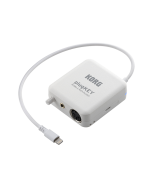 Korg plugKEY Mobile MIDI/Audio Interface for iOS Lighting Devices -White
