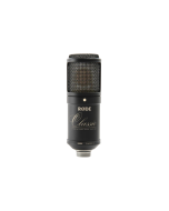 RØDE Classic II vintage tube condenser studio microphone with shock mount and power supply for professional recording