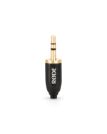 RØDE MiCon-2 compact connector designed for 3.5mm stereo jack inputs with a secure gold-plated finish.