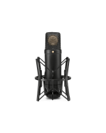RØDE NT1 studio condenser microphone black with XLR output for vocal and instrument recording in professional studio setups
