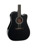 Takamine GD30CE-BLK Solid Spruce Top Dreadnought Cutaway