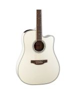 Takamine GD37CE-PW Pearl White Solid Spruce Dreadnough