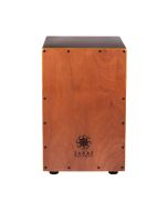 SAKAE CAJ-100 natural cajon percussion box drum with wooden front plate for rich bass and crisp snare tones in live performance