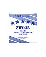 D'Addario ZW035 SINGLE ACOUSTIC GUITAR STRING