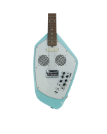 VOX Apache II Electric Guitar with Built-In Amplifier & Drum Machine – Seafoam Blue