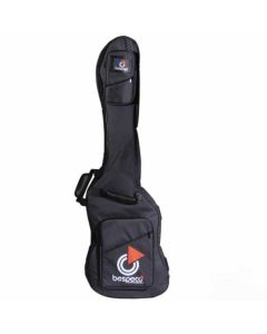 Bespeco BAG130BG electric bass guitar gig bag nylon 1600D 15mm padding black front view