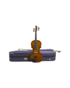 Stentor 1400A2 Student I 4/4 full-size violin outfit with solid spruce top, maple body, wood bow and lightweight case