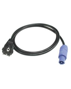 Klotz PCONS-0300 | 230V POWERLINE: SCHUKO - POWERCON A CABLE 3M BLACK