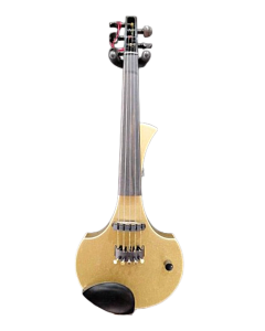 Cantini Earphonic 5 String Electric MIDI Violin – Gold Finish