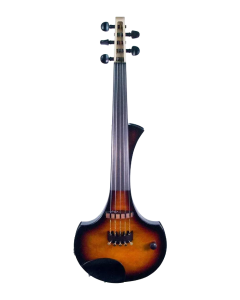 Cantini Earphonic 5-string electric MIDI violin Occhietto Sunburst front view