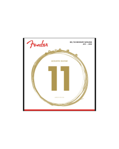 Fender 70CL 80/20 Bronze acoustic guitar strings custom light gauge .011-.052