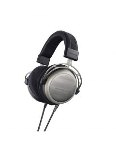 Beyerdynamic T1 2nd Generation open-back over-ear Tesla audiophile headphones with premium velour pads and detachable high-purity copper cable