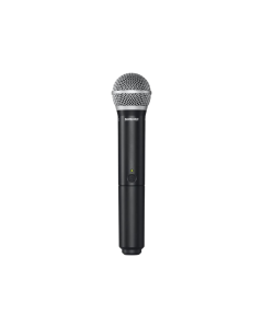 Shure BLX24UK/PG58X-K14 wireless vocal system with PG58 handheld microphone and BLX4 receiver for clear wireless vocals and live performances.