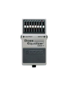 BOSS GEB-7 Bass Equalizer Pedal with 7-Band EQ