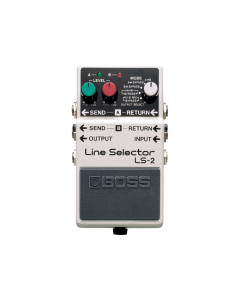 BOSS LS-2 Line Selector Pedal for Effects Routing and Signal Switching