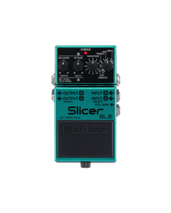 BOSS SL-2 Slicer Pedal with Rhythmic Audio Patterns and Effects