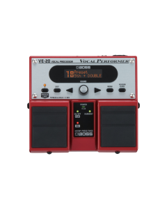 BOSS VE-20 Vocal Performer Vocal Effects Processor with Harmony, Pitch Correction and Phrase Looper