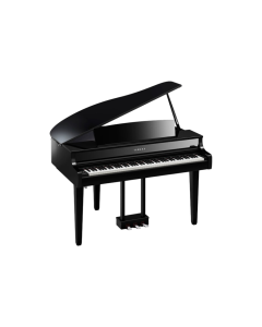 Yamaha Clavinova CLP-865GP polished ebony digital grand piano with bench and GrandTouch-S keyboard