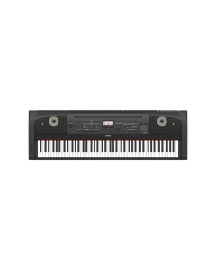 Yamaha DGX-670 black digital piano with 88 weighted keys and portable grand piano features