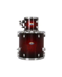 Pearl Decade Maple add-on drum pack DMP814P/C Gloss Deep Red Burst with 8-inch tom, 14-inch floor tom, tom holder and clamp hardware