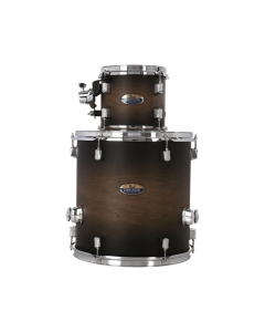 Pearl Decade Maple DMP814P/C #262 Add-On Pack (8"×7" Tom / 14"×14" Floor Tom / TH-900S / ADP-20) – Satin Black Burst