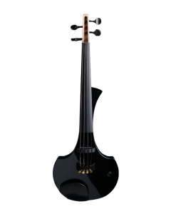 Cantini Earphonic 4-string electric MIDI violin black finish with ISSP2 system ergonomic professional stage instrument