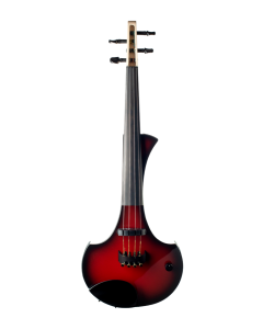 Cantini Earphonic 4-string electric MIDI violin red sunburst finish with ISSP2 system ergonomic professional stage instrument
