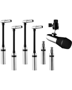 Earthworks DK7 7-piece professional drum condenser microphone kit in protective carrying case