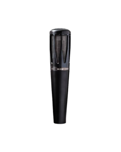 Earthworks SR314-B handheld cardioid condenser vocal microphone in matte black finish with matching black steel mesh grille