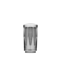 Earthworks SR3314 handheld wireless vocal microphone condenser capsule in precision-machined stainless steel finish