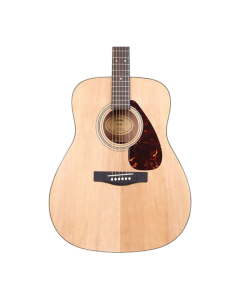 Yamaha F370 acoustic guitar in natural finish with dreadnought body, spruce top and rosewood fingerboard for beginners and students
