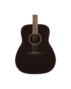 Yamaha F400 acoustic guitar in Smoky Black matte finish with dreadnought body, spruce top and rosewood fingerboard