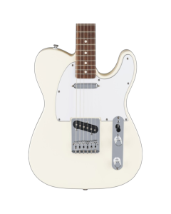 Fender Standard Telecaster Electric Guitar Olympic White with Laurel Fingerboard 0266040505 featuring Poplar Body Gloss Polyurethane Finish Maple Modern C Neck Laurel Fingerboard 21 Medium Jumbo Frets Fender Standard Ceramic Single-Coil Telecaster Pickups