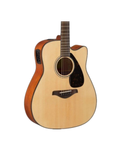 Yamaha FGX800C Natural acoustic-electric dreadnought guitar