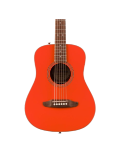 Fender California Standard Redondo Mini acoustic guitar Fiesta Red with spruce top and gig bag included