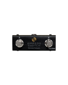 Hotone FS-1 Ampero Switch dual footswitch controller with two momentary switches, 1/4-inch TRS connection, passive operation and durable aluminum alloy housing