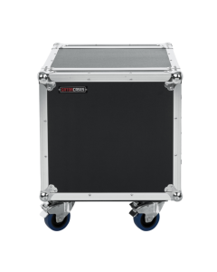 Gator G-TOUR 10U CAST Standard Audio Road Rack w/ Casters