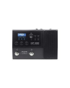 Valeton GP-100 Multi-Effects Processor with Over 140 Effects 45 Guitar Bass and Acoustic Amp Simulations 40 Factory Cabinet IRs 20 User IR Slots 198 Presets 9 Simultaneous Effects 90-Second Looper 100 Drum Patterns USB Audio Interface Built-In Expression